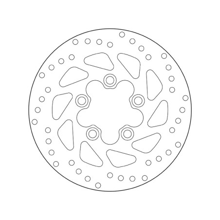 Disco de freno BREMBO Serie Oro redondo fijo