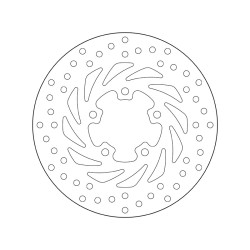 Disco de freno BREMBO Serie Oro redondo fijo 2