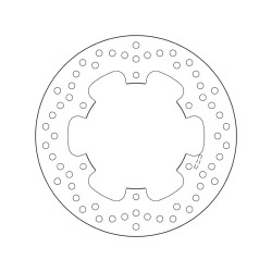 Disco de freno BREMBO Serie Oro redondo fijo 2