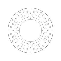 Disco de freno BREMBO Serie Oro redondo fijo 2