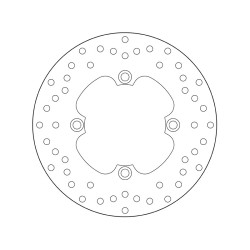 Disco de freno BREMBO Serie Oro redondo fijo 2