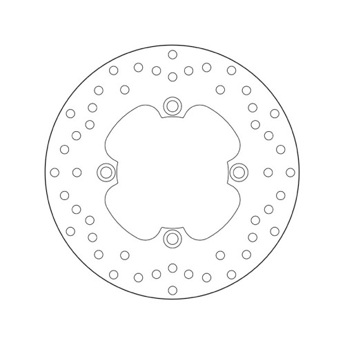 Disco de freno BREMBO Serie Oro redondo fijo