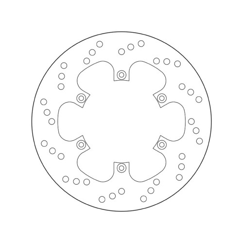 Disco de freno BREMBO Serie Oro redondo fijo