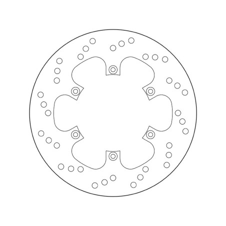 Disco de freno BREMBO Serie Oro redondo fijo