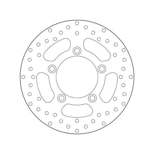 Disco de freno BREMBO Serie Oro redondo fijo