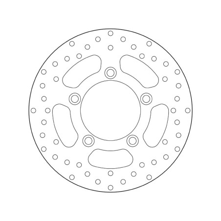 Disco de freno BREMBO Serie Oro redondo fijo