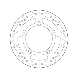 Disco de freno BREMBO Serie Oro redondo fijo 2