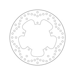Disco de freno BREMBO Serie Oro redondo fijo 2