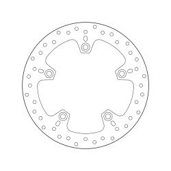 Disco de freno BREMBO Serie Oro redondo fijo 2