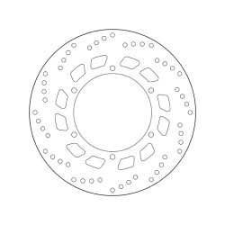 Disco de freno BREMBO Serie Oro redondo fijo 2