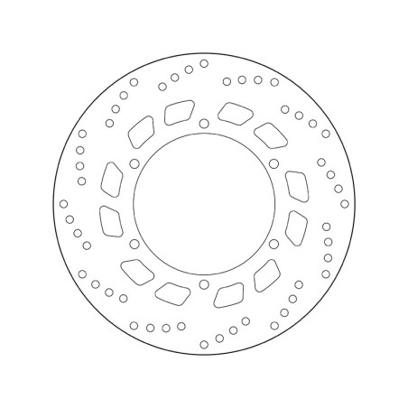 Disco de freno BREMBO Serie Oro redondo fijo