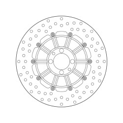 Disco de freno BREMBO Serie Oro redondo fijo 2