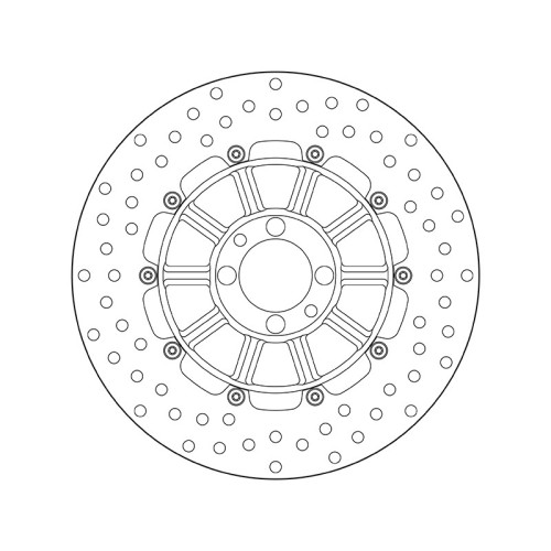 Disco de freno BREMBO Serie Oro redondo fijo