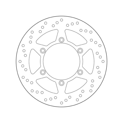 Disco de freno BREMBO Serie Oro redondo fijo