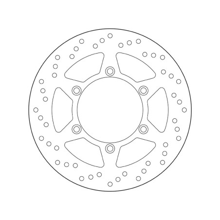 Disco de freno BREMBO Serie Oro redondo fijo