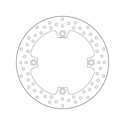 Disco de freno BREMBO Serie Oro redondo fijo 2