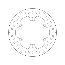 Disco de freno BREMBO Serie Oro redondo fijo 2