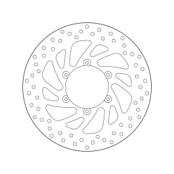 Disco de freno BREMBO Serie Oro redondo fijo 2