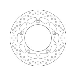 Disco de freno BREMBO Serie Oro redondo fijo 2