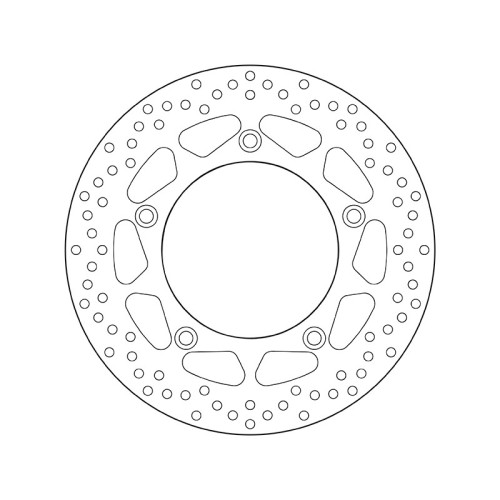 Disco de freno BREMBO Serie Oro redondo fijo