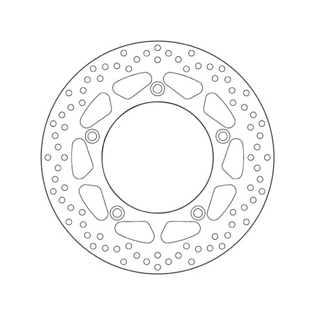 Disco de freno BREMBO Serie Oro redondo fijo
