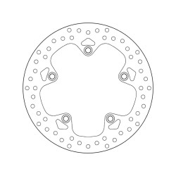 Disco de freno BREMBO Serie Oro redondo fijo 2