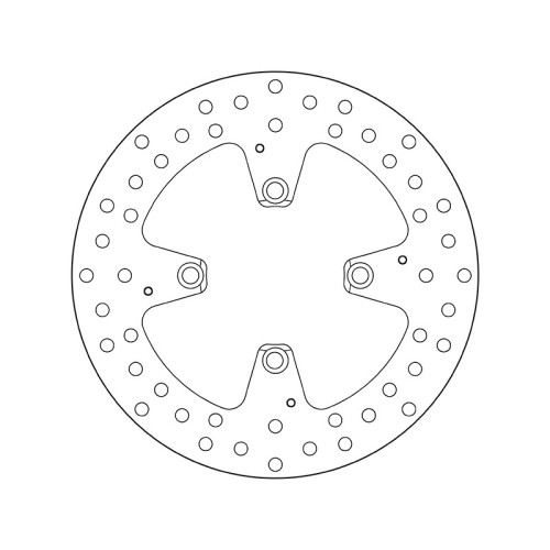 Disco de freno BREMBO Serie Oro redondo fijo