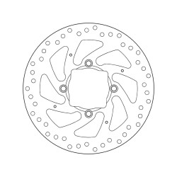 Disco de freno BREMBO Serie Oro redondo fijo 2