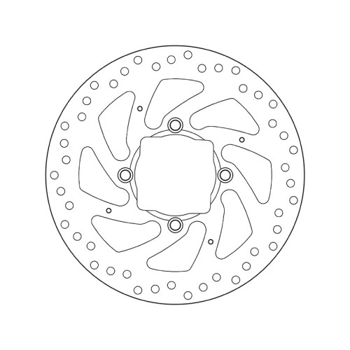 Disco de freno BREMBO Serie Oro redondo fijo