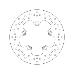 Disco de freno BREMBO Serie Oro redondo fijo 2