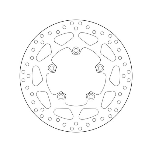 Disco de freno BREMBO Serie Oro redondo fijo