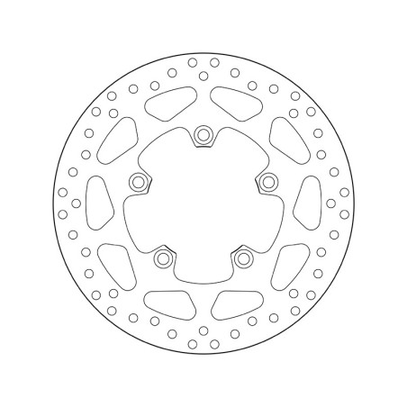 Disco de freno BREMBO Serie Oro redondo fijo