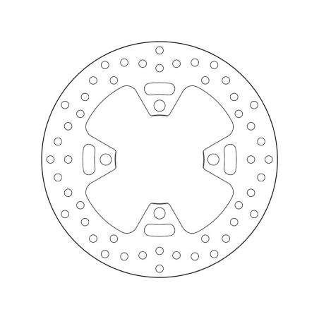 Disco de freno BREMBO Serie Oro redondo fijo