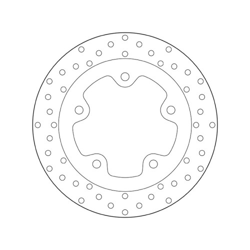 Disco de freno BREMBO Serie Oro redondo fijo