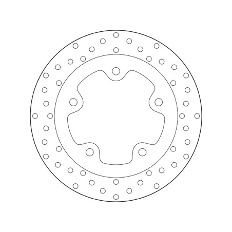 Disco de freno BREMBO Serie Oro redondo fijo