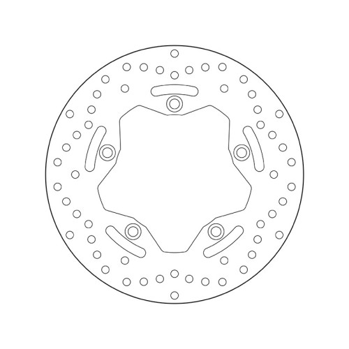 Disco de freno BREMBO Serie Oro redondo fijo