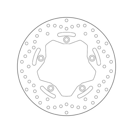 Disco de freno BREMBO Serie Oro redondo fijo