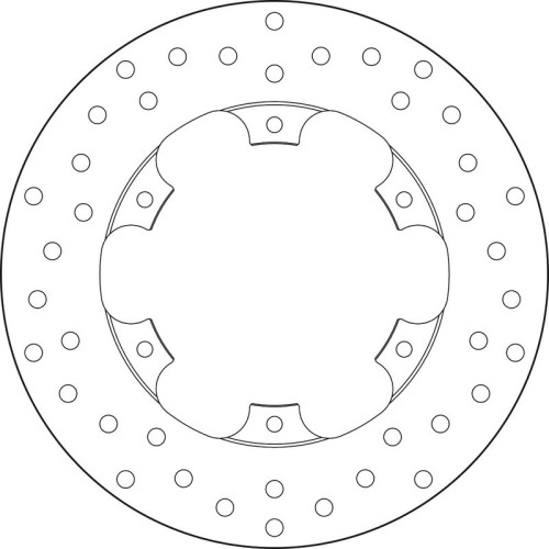 Disco de freno BREMBO Serie Oro redondo fijo
