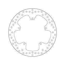 Disco de freno BREMBO Serie Oro redondo fijo 2