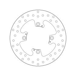 Disco de freno BREMBO Serie Oro redondo fijo 2