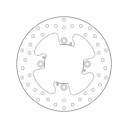 Disco de freno BREMBO Serie Oro redondo fijo