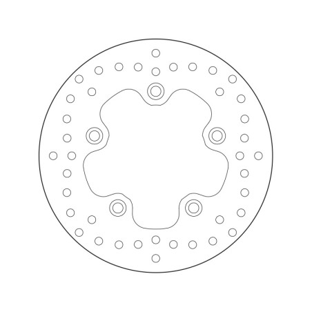 Disco de freno BREMBO Serie Oro redondo fijo