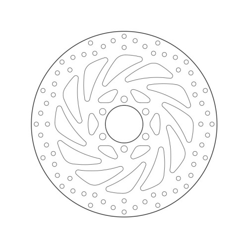 Disco de freno BREMBO Serie Oro redondo fijo