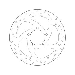 Disco de freno BREMBO Serie Oro redondo fijo 2