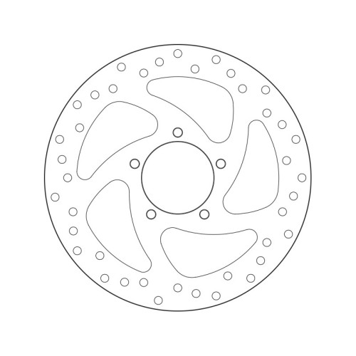 Disco de freno BREMBO Serie Oro redondo fijo