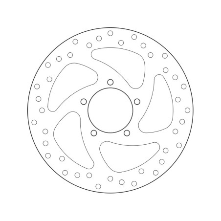 Disco de freno BREMBO Serie Oro redondo fijo