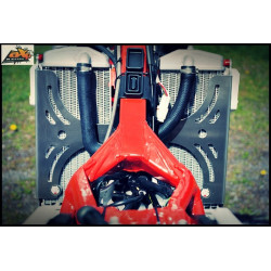 Protectores de radiador aluminio rojo AXP Beta AX1314
