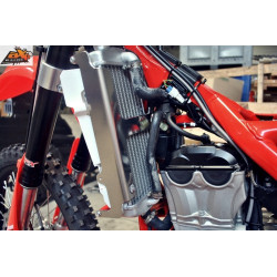 Protectores de radiador aluminio rojo AXP Beta AX1357