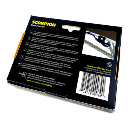 Inyector dual Scottoiler Scorpion