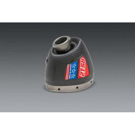 Linea completa escape Yoshimura Signature RS-12, acero inox, Silencioso de aluminio, Suzuki RM-Z250